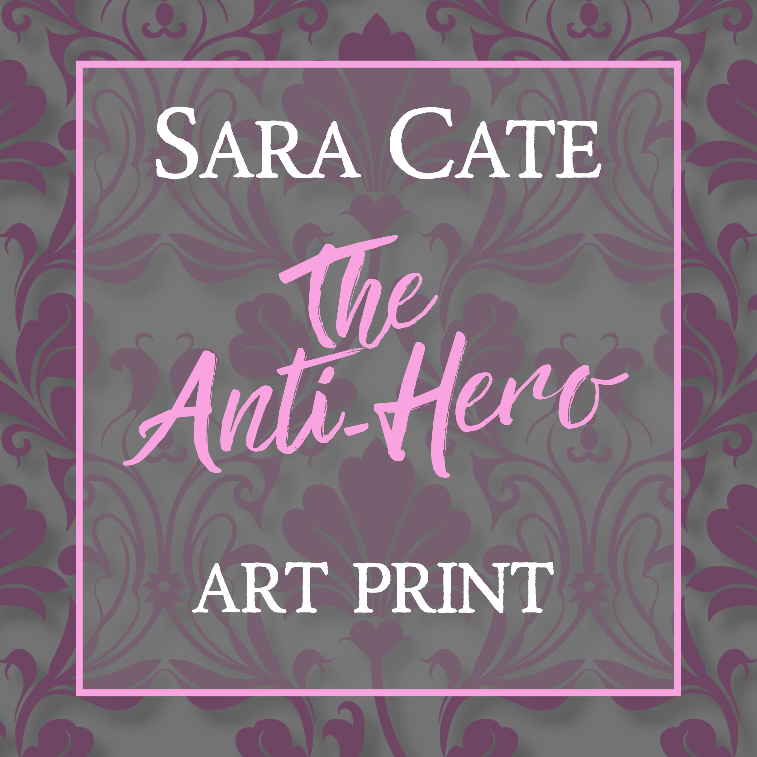 Sara Cate - Anti-Hero Page Art Print