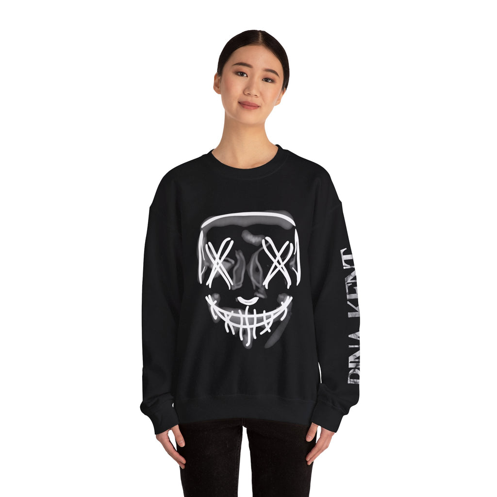 Rina Kent - White Purge Mask Crewneck