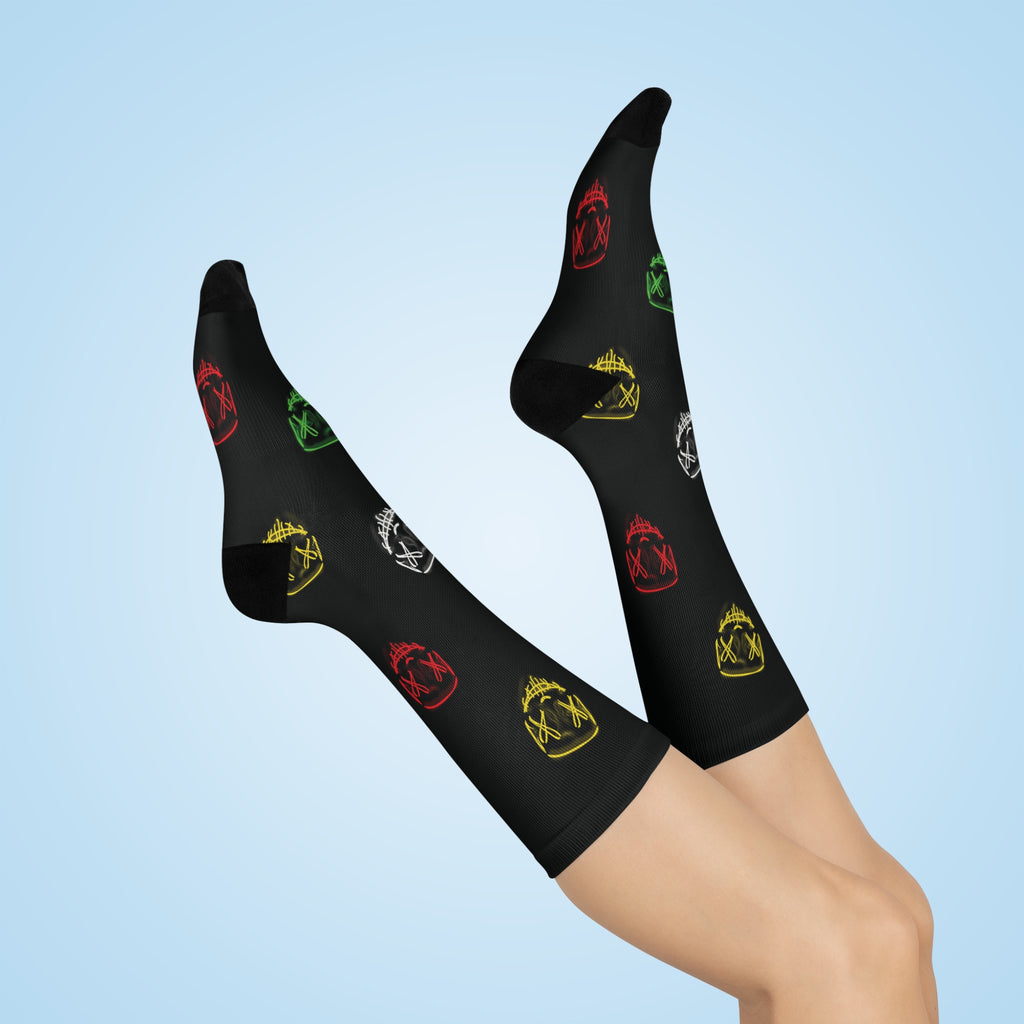 Rina Kent - Heathens Purge Mask Crew Socks