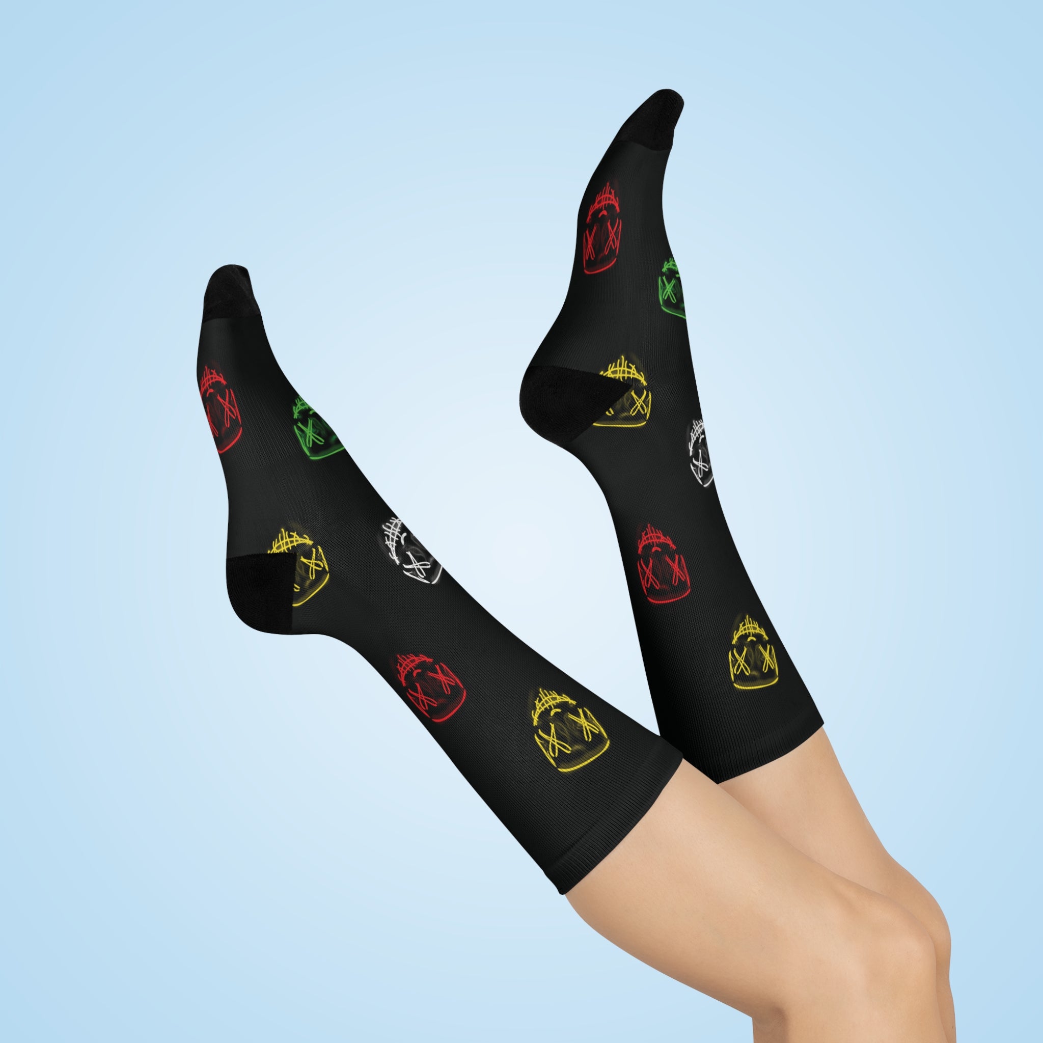 Rina Kent - Heathens Purge Mask Crew Socks