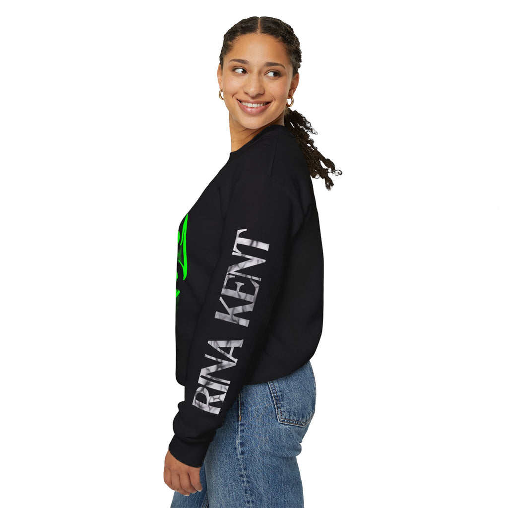Rina Kent - Green Purge Mask Crewneck
