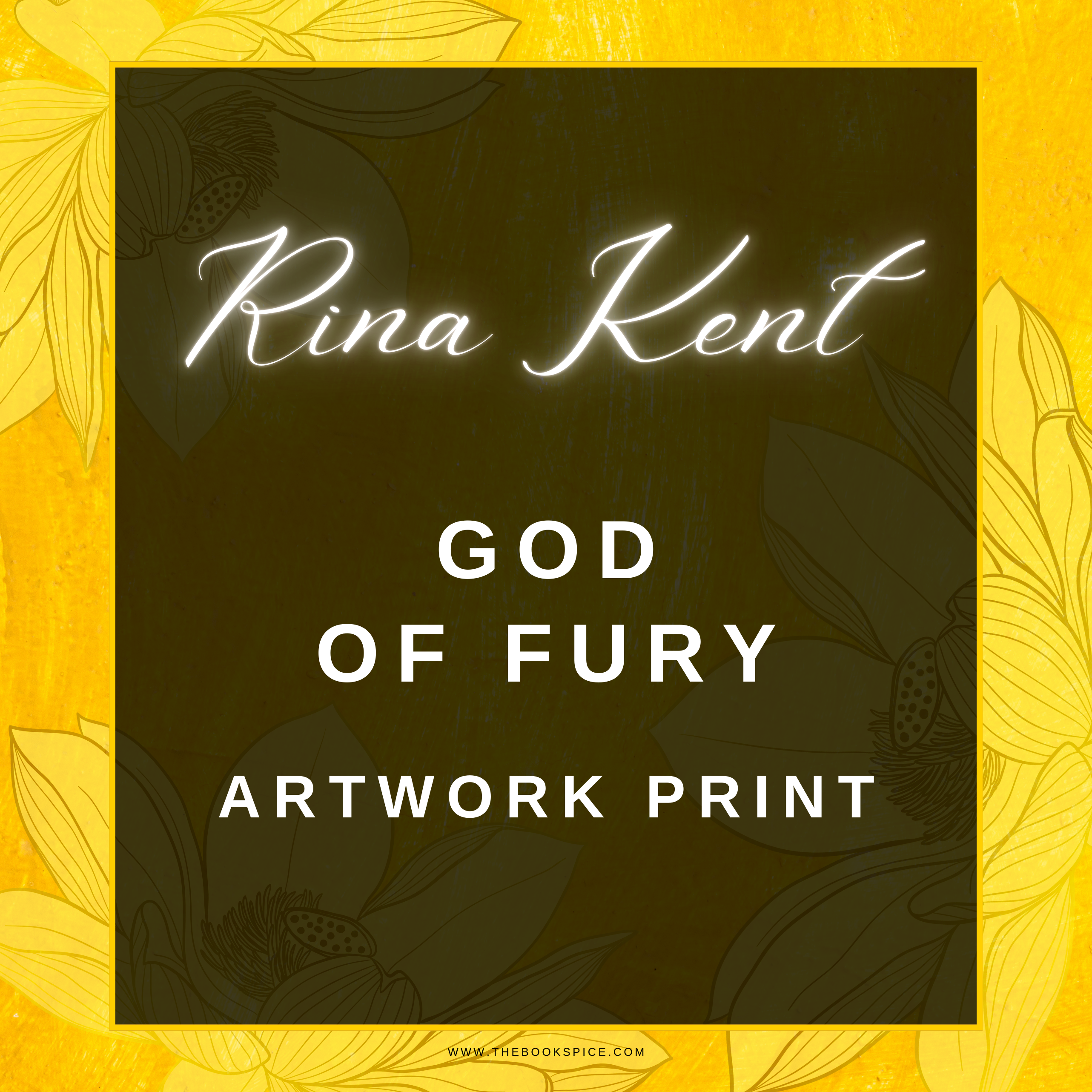 Rina Kent - God Of Fury Artwork Print