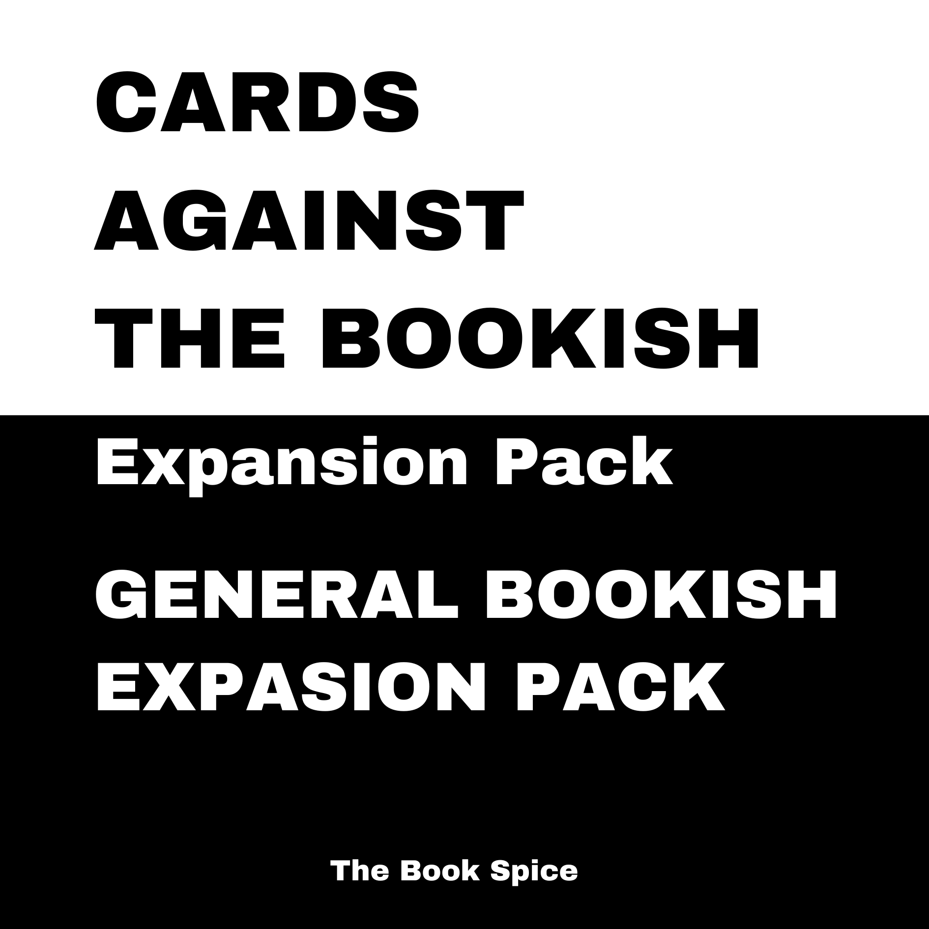 Cards Against The Bookish — General Expansion Pack