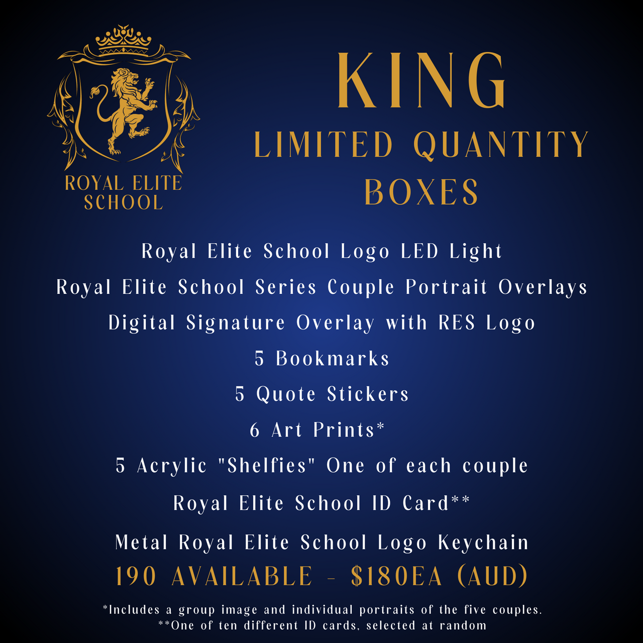 Rina Kent - KING RES Series Limited Qty Box