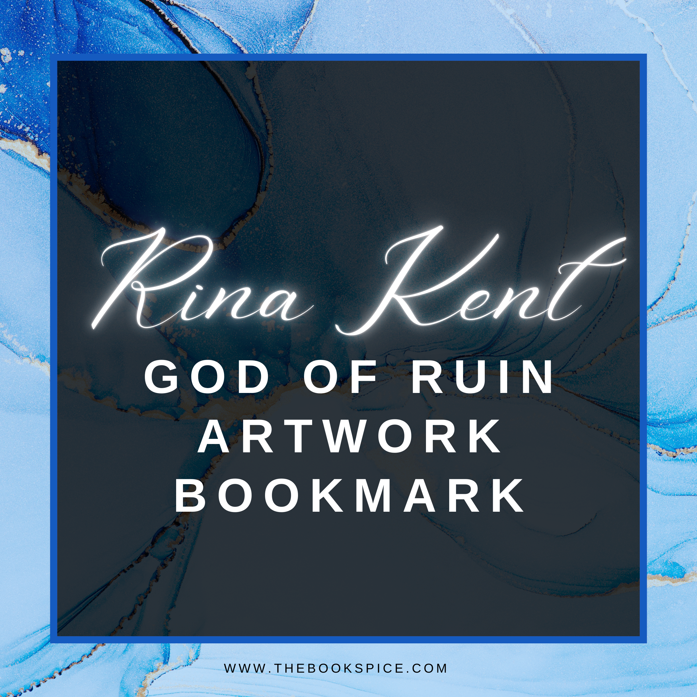 Rina Kent - God Of Ruin Art Bookmark