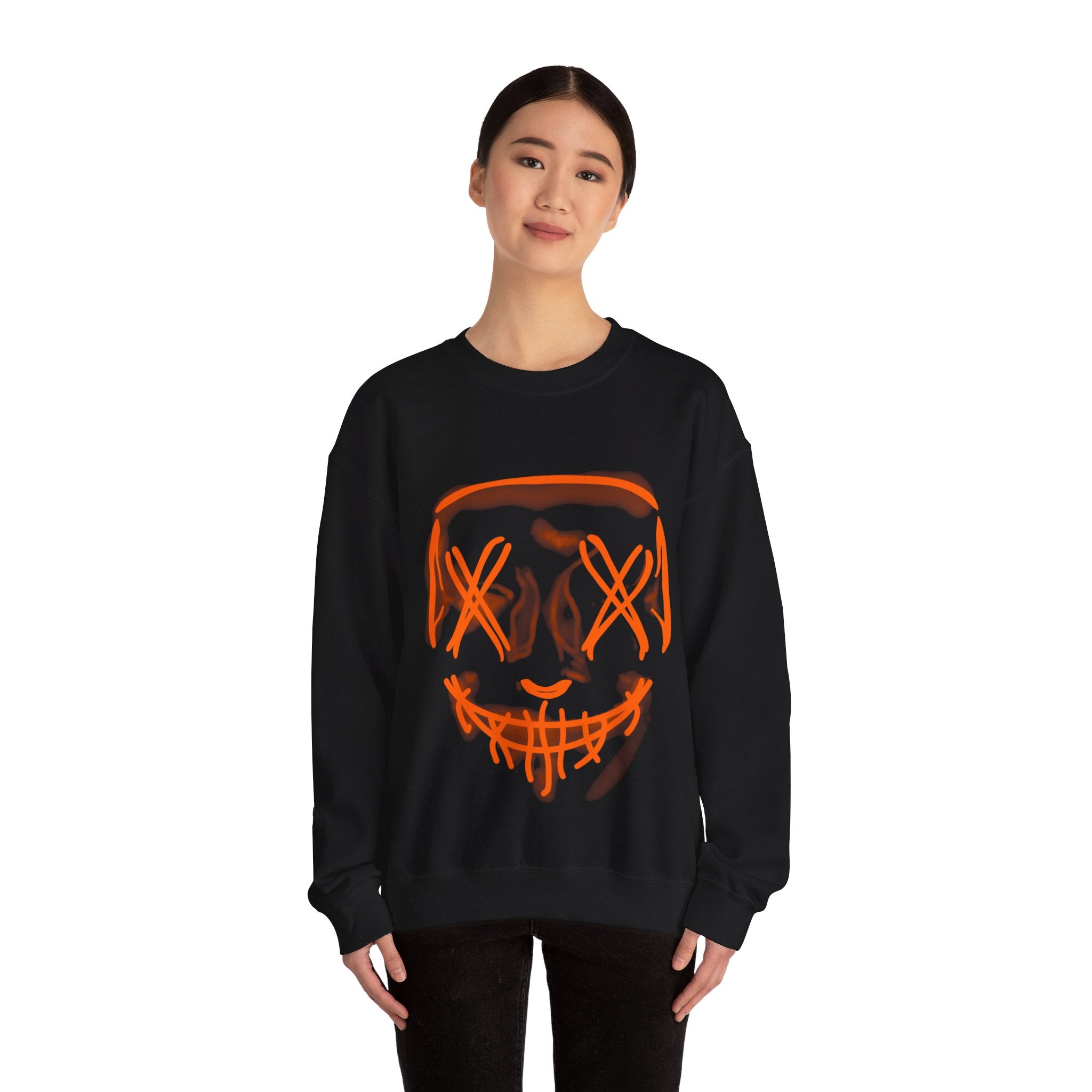 Rina Kent - Orange Purge Mask Crewneck