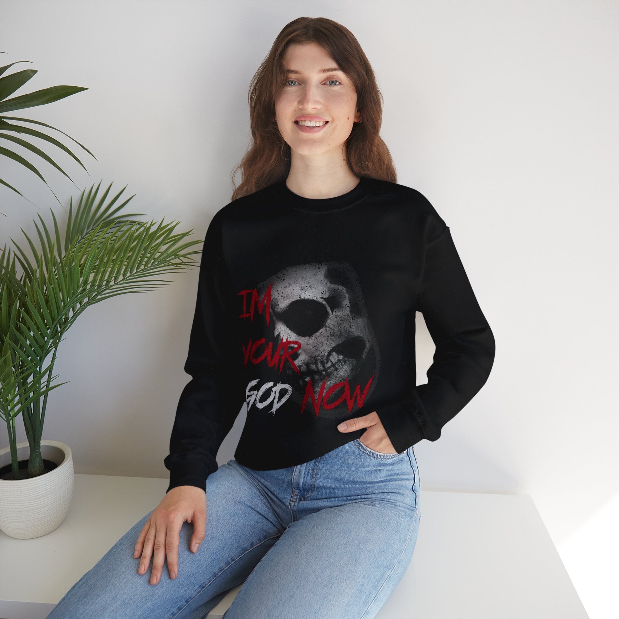 Jescie Hall - I'm your God now Crewneck