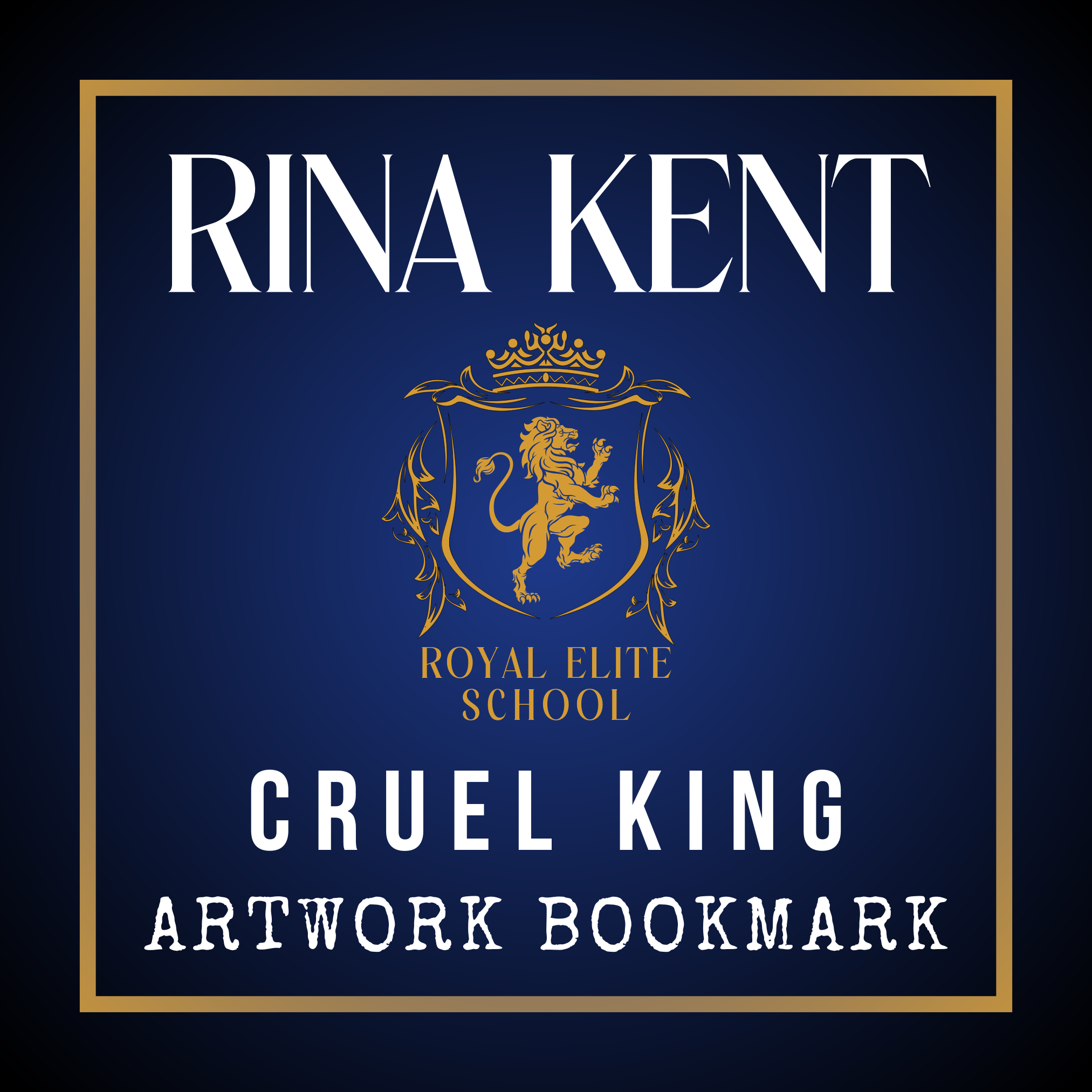 Rina Kent – RES Cruel King Artwork Bookmark