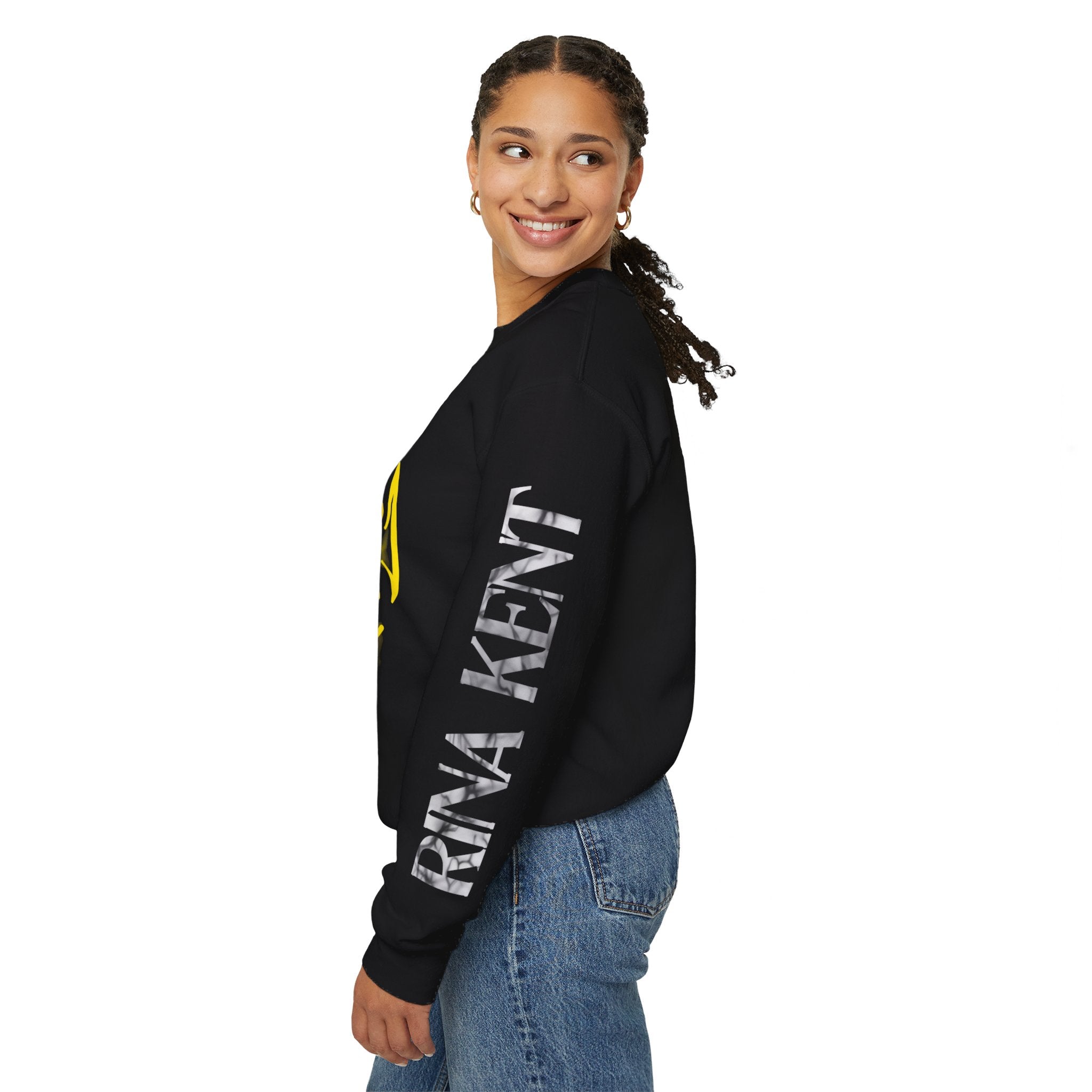 Rina Kent - Yellow Purge Mask Crewneck