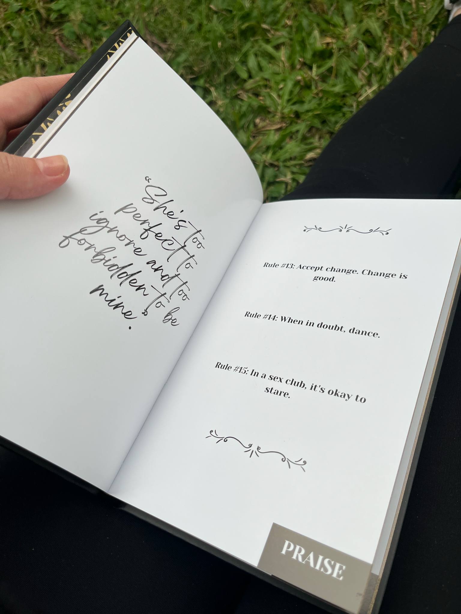 Sara’s Salacious Rules - Hardcover Book (V2)