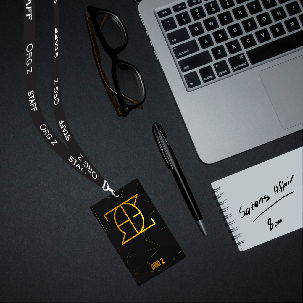 H.D Carlton - Org Z Staff Card and Lanyard