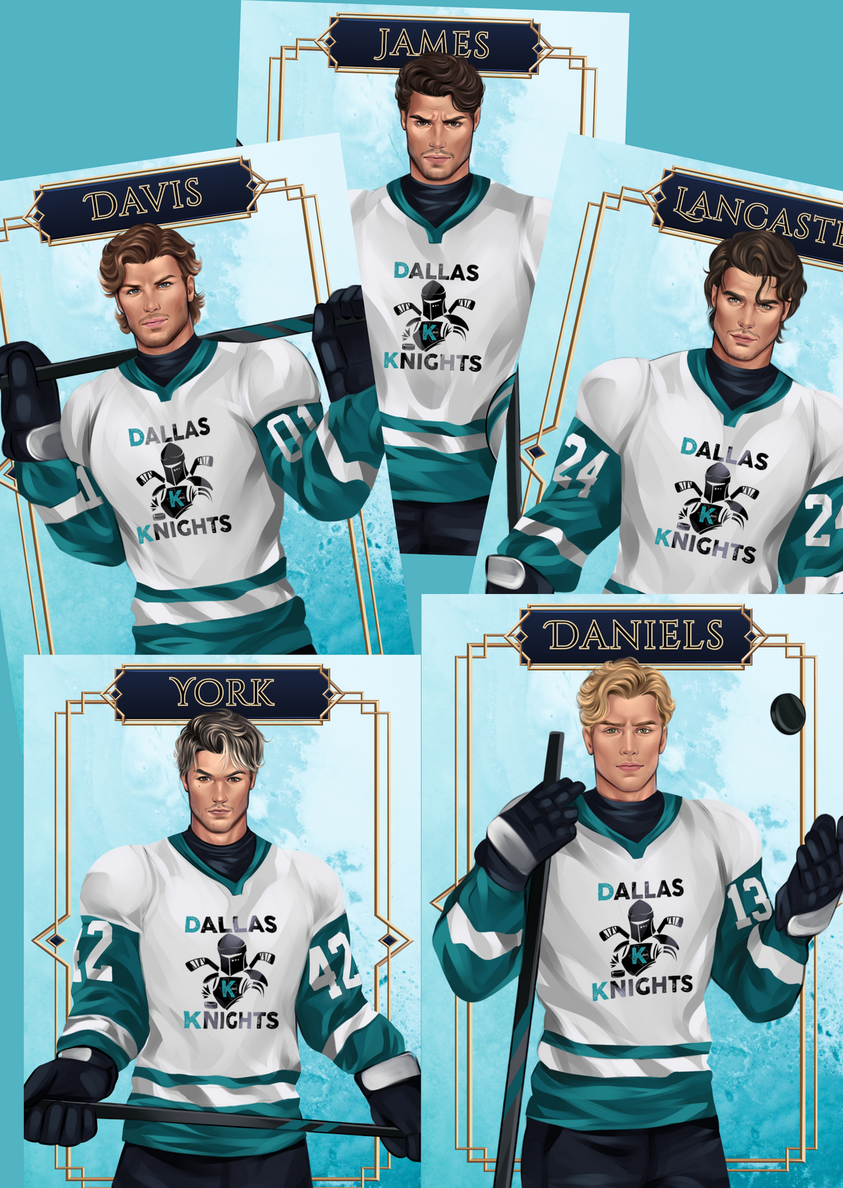 C.R Jane - Pucking Wrong Series Player Cards