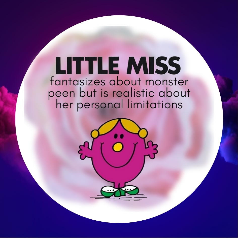Little Miss Monster Peen Sticker